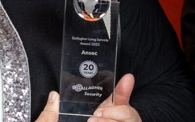 ANSEC z nagrodą za 20 lat współpracy z Gallagher Security